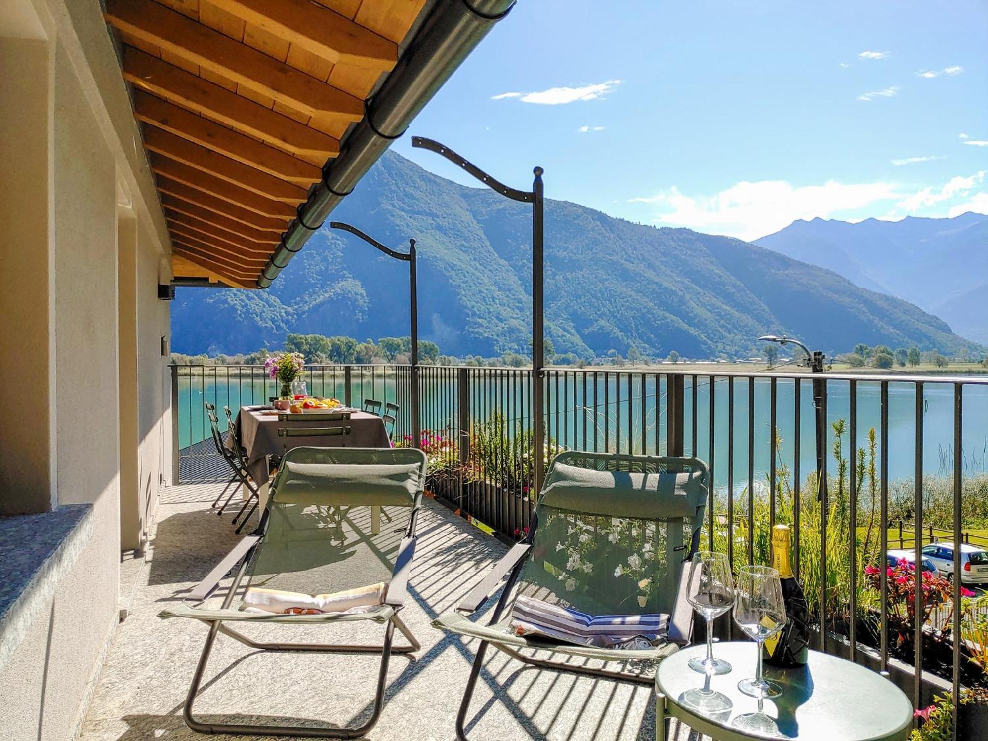 Dascio Silence Ferienwohnung Mit Panorama Balkon Extérieur photo