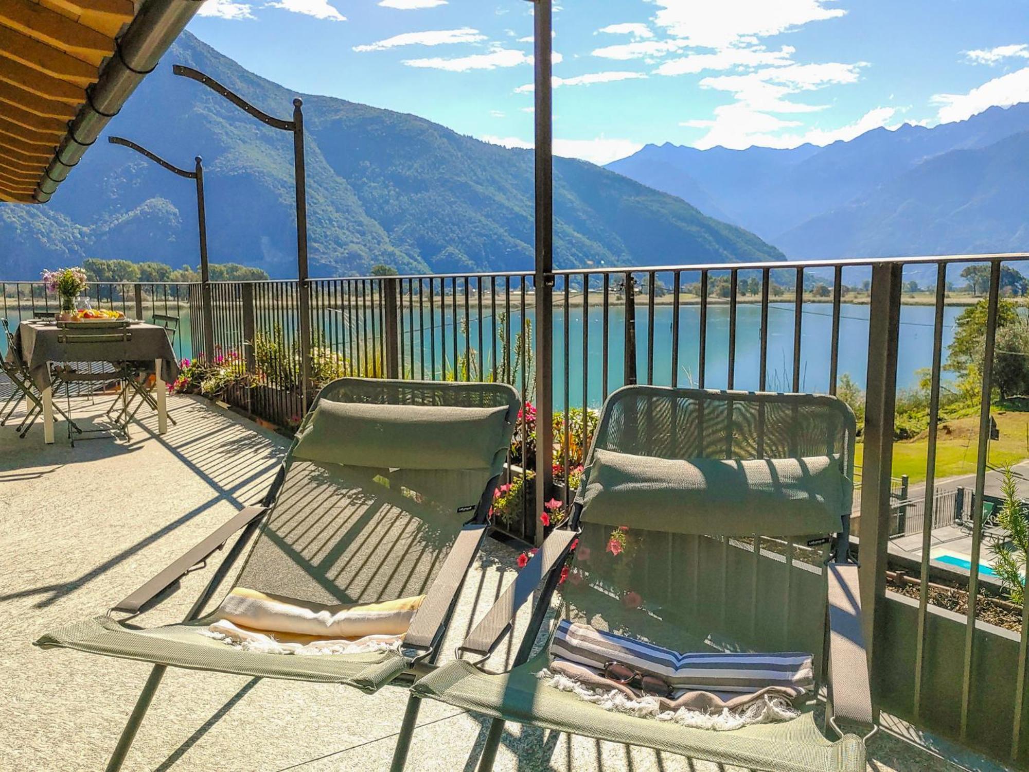 Dascio Silence Ferienwohnung Mit Panorama Balkon Extérieur photo